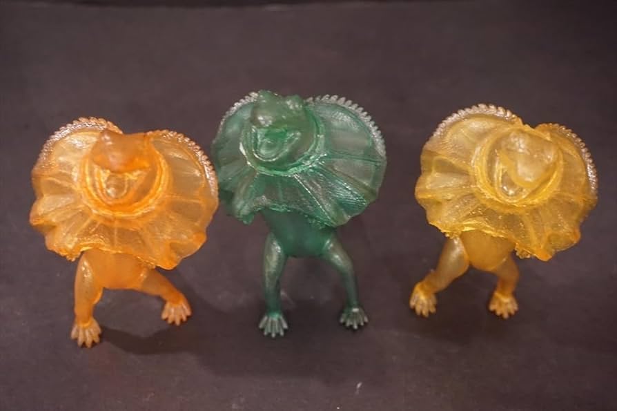 エリマキトカゲ ソフビ 1985年 昭和 レトロ 当時物 希少Supreme